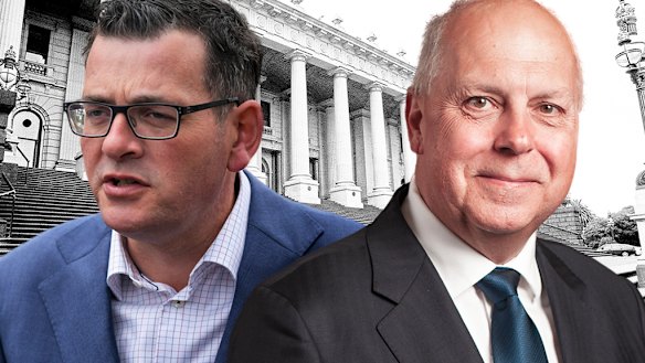 Premier Daniel Andrews and Treasurer Tim Pallas.