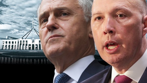 Former prime minister Malcolm Turnbull wants his leadership rival, Home Affairs Minister Peter Dutton, referred to the High Court. 