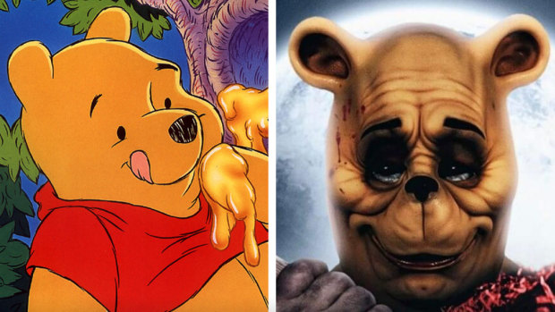 Winnie the Pooh has entered into the public domain and is now being released as a horror/slasher flick.