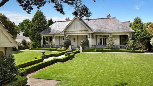 The former house at 16 St Georges Road, Toorak.