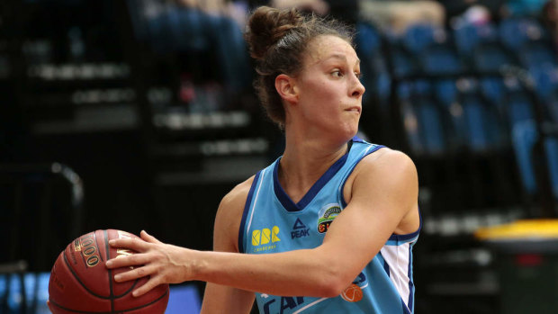 Transcontinental: Stephanie Talbot has come straight from the US to join the Opals.