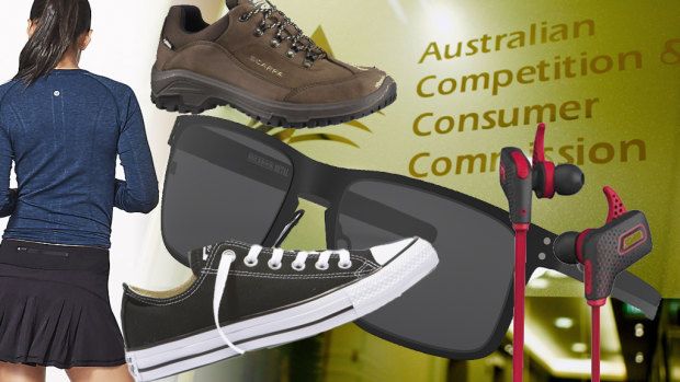 Some of the items bought by ACCC staff with their taxpayer-funded healthy lifestyle allowance.