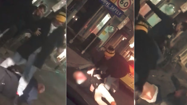 Images from mobile phone footage of the attack.