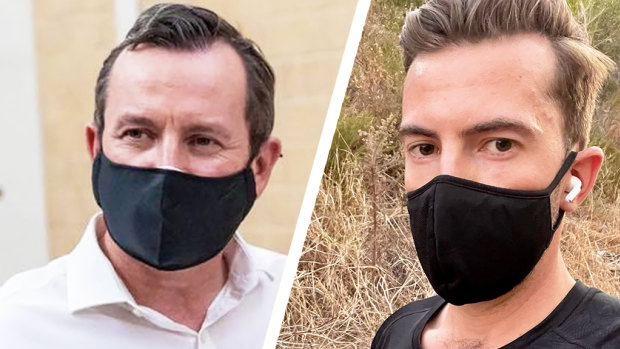 The masks are on and the campaign is off as Mark McGowan and Zak Kirkup navigate a COVID-19 community case scare in the middle of an election.