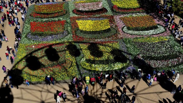 Floriade, the view from the ferris wheel.