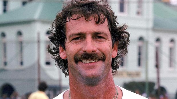 Australian cricketer Dennis Lillee in 1978.