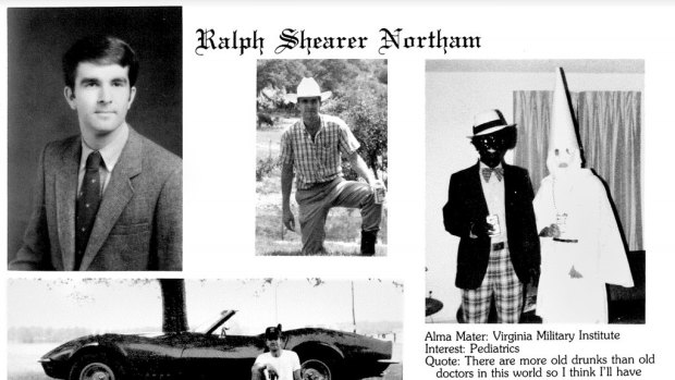 Virginia's Governor Ralph Northam first admitted that the blackface photo was him then later said it wasn't. 