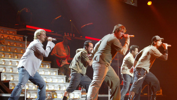 Backstreet Boys play Rod Laver Arena, screaming ensues.