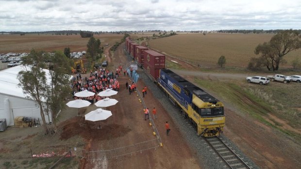 The cost of NSW’s inland rail project has ballooned from $10bn to $31bn.