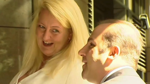 Nicola Gobbo and her one-time client, Tony Mokbel, in happier days.