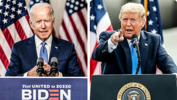 Joe Biden and Donald Trump's town halls were a study in contrasting styles.
