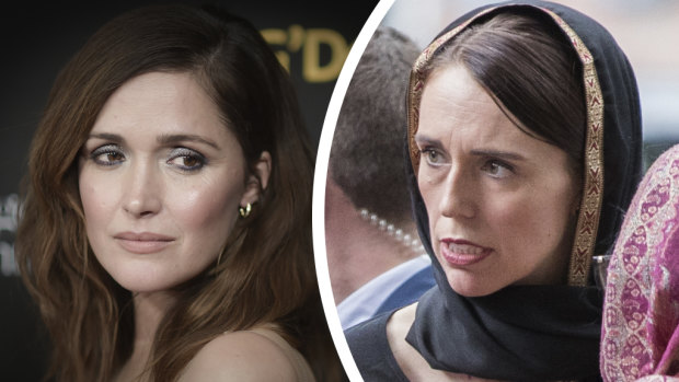 Australian Rose Byrne is tipped to play New Zealand PM Jacinda Ardern in a new film.