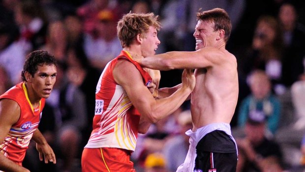 Tom Lynch (left) at the Suns.