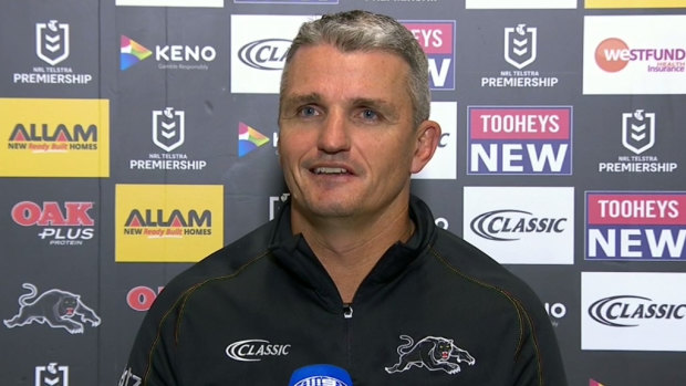 Penrith coach Ivan Cleary is under the microscope from the NRL for his comments after his side's win over the Raiders.