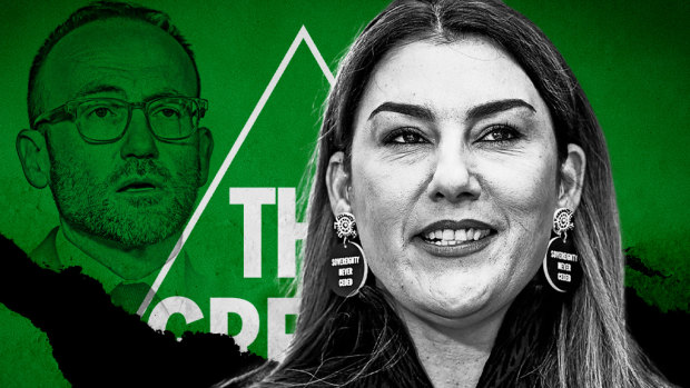 Lidia Thorpe has left the Greens over disagreement on the Voice to parliament. 