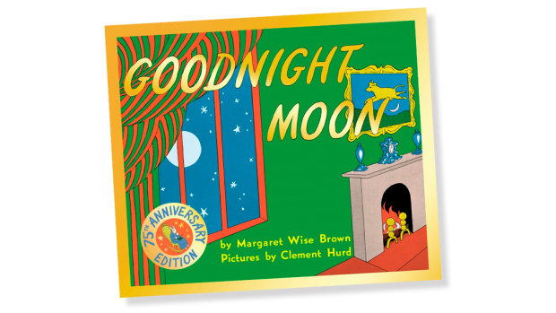 Goodnight Moon is about a small rabbit in pyjamas that says goodnight to a series of inanimate objects. Designed to help children sleep it has the added bonus of keeping adults awake with its creepy storyline.