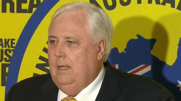 Clive Palmer said his United Australia Party will contest Queensland's state election on October 31.