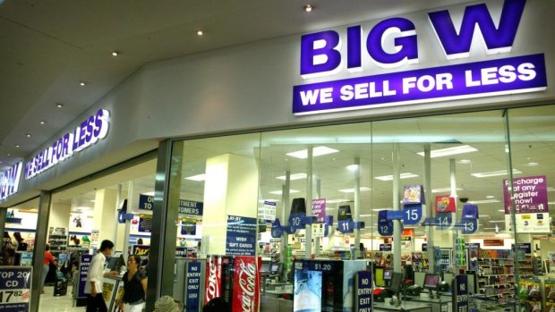 Big W has been discounting aggressively to generate sales. 