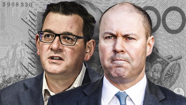 Treasurer Josh Frydenberg and Victorian Premier Daniel Andrews are butting heads over infrastructure projects in the state.