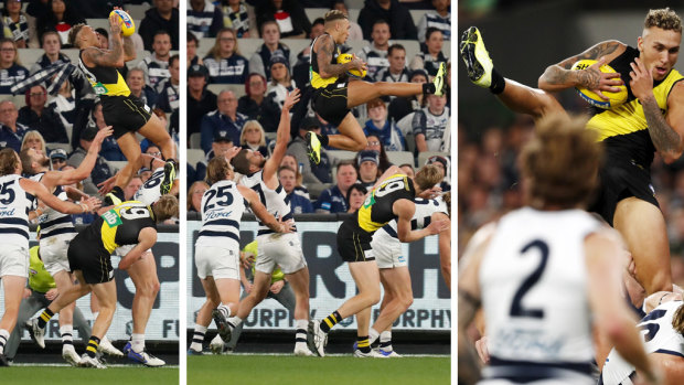 Shai Bolton flies high in round eight.