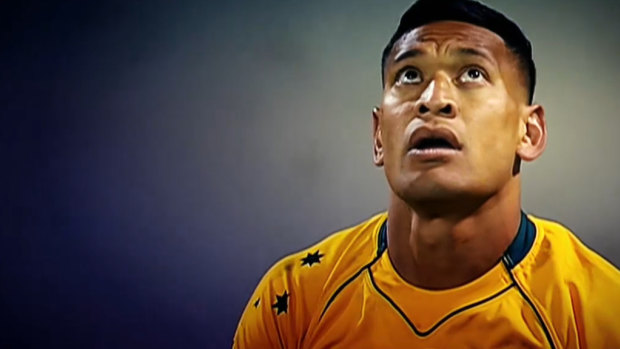 At what point do people want to hear from athletes, such as Israel Folau, on social issues?