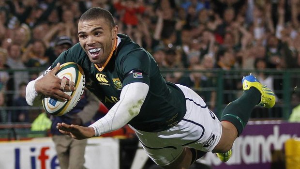 Legend: South Africa's Bryan Habana during his playing days. 