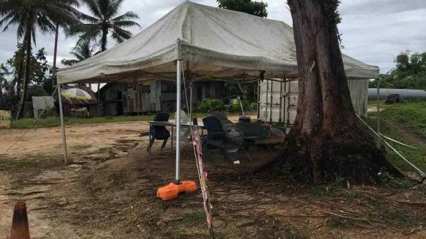 Photographs distributed by the Refugee Action Coalition advocacy group appeared to show security posts deserted across three compounds on Manus Island.