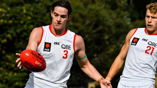 Luke Parks in his Swans academy days.