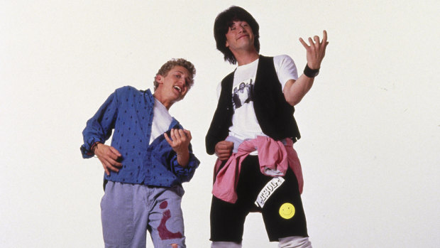 Alex Winter (left) and Keanu Reeves in 1989'S Bill & Ted's Excellent Adventure.
