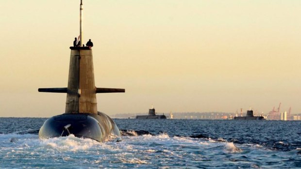 Our current submarines, the Collins class, are at the end of their commission.
