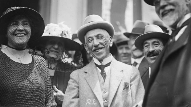 League of his own: Prime Minister Billy Hughes was the first patron of former NSWRL club Glebe.