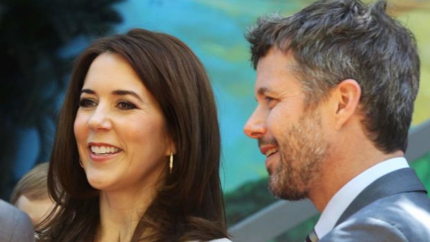 Crown Princess Mary in Sydney with Crown Prince Frederik.