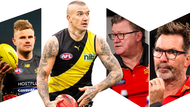 Brandon Ellis, Dustin Martin, Craig Cameron, and Wayne Campbell.