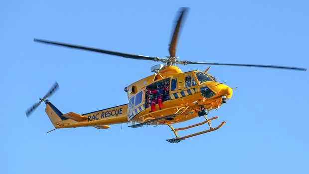 Two of the riders were taken by helicopter to Jandakot Airport before being taken to Royal Perth Hospital. 