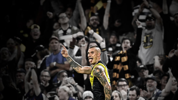 Dustin Martin won his third Norm Smith medal. 