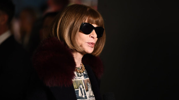 US Vogue editor Anna Wintour. The magazine is suing rappers Drake and 21 Savage for unauthorised use of the Vogue trademark while promoting their new album.