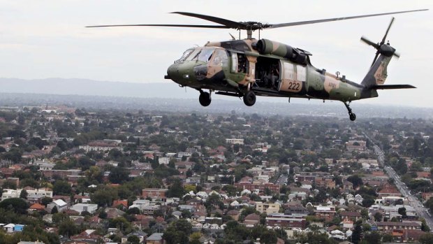 The federal government promised two Black Hawk helicopters to the RFS two years ago.