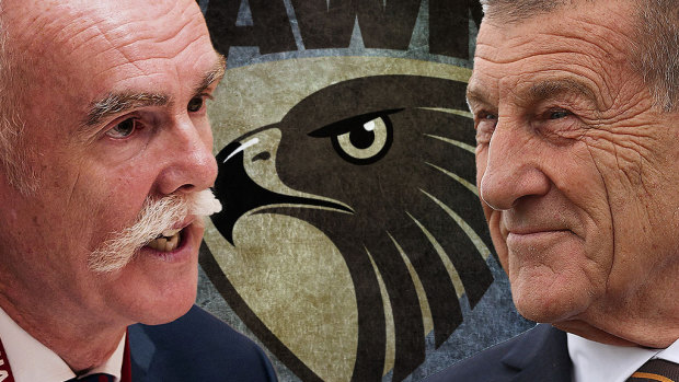 Former AustralianSuper boss Ian Silk has his eye on the Hawks.