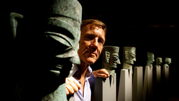 Edmund Capon and The Masks of Mystery Exhibition at the Art gallery of NSW.