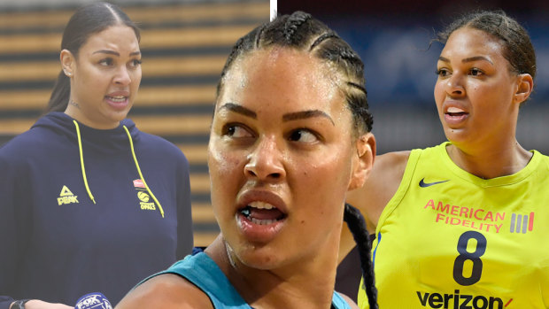 Basketball star Liz Cambage.