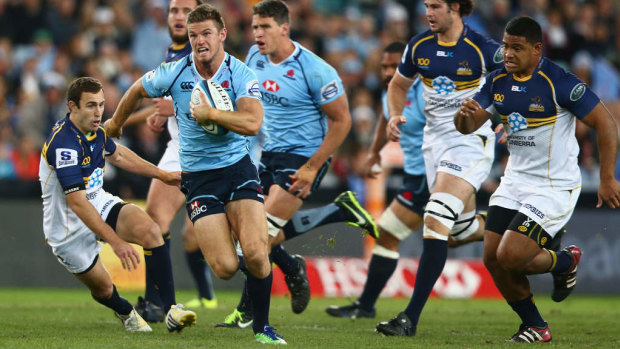 Horne in action for the NSW Waratahs. 