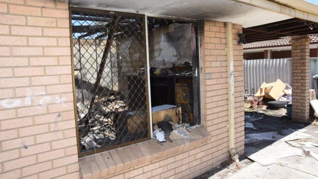A $50,000 reward is offered to anyone with information about the suspicious fire. 