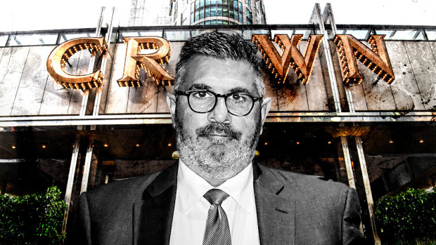 Andrew Demetriou has resigned from Crown Resorts.