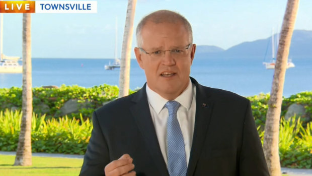 Scott Morrison started his last day of the campaign in Queensland, where his seeking to protect a string of marginal seats.