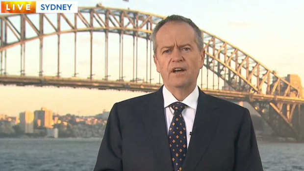 Bill Shorten spent his last day of the campaign in Sydney, abandoning plans to head to Queensland due to the death over former prime minister Bob Hawke.