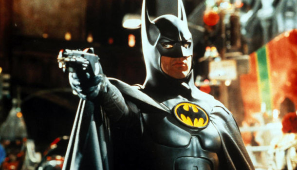 “Now it looks like a lighthearted romp”: Michael Keaton in Batman Returns.