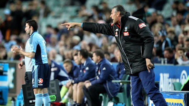 Zeljko Kalac during his days as goalkeeper coach at Sydney FC.