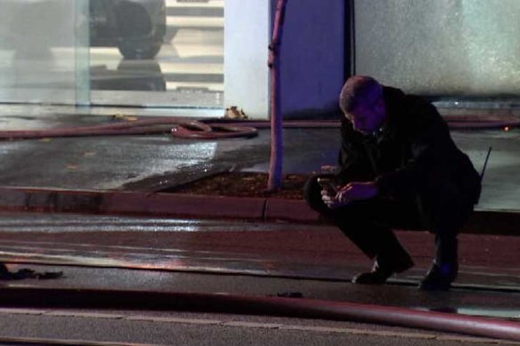 Police launched an investigation into the suspicious fire. 