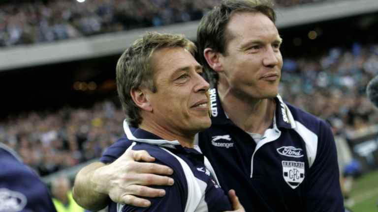 Winning combination: Mark Thompson and Brenton Sanderson.