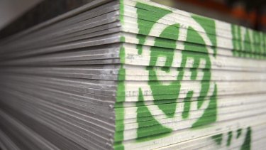 James Hardie lifted the bottom end of its range for annual operating profit slightly.